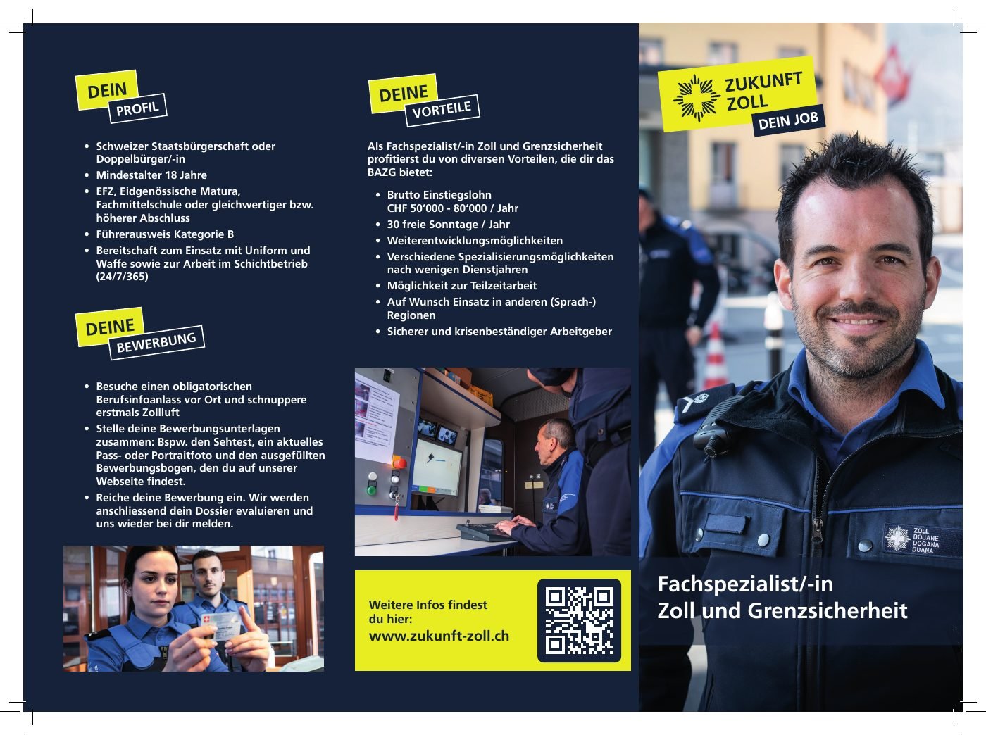 Faltblatt Messen — InDesign Projekt